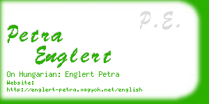 petra englert business card